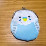 がま口財布　セキセイインコ セリア 娘が小銭を持ち歩くため